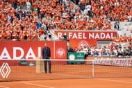 In Picture: Rafael Nadal at his tribute ceremony (Getty)